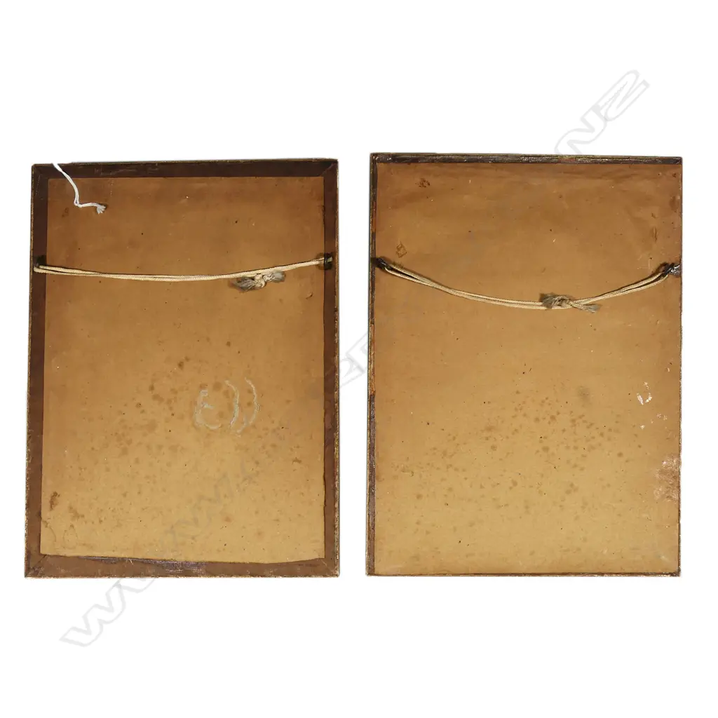 Two 19thC Chinese watercolour paintings on pith paper, Image 1++