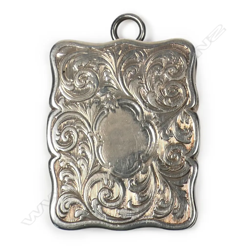 An unusual Victorian silver picture topped vinaigrette, Image 1++