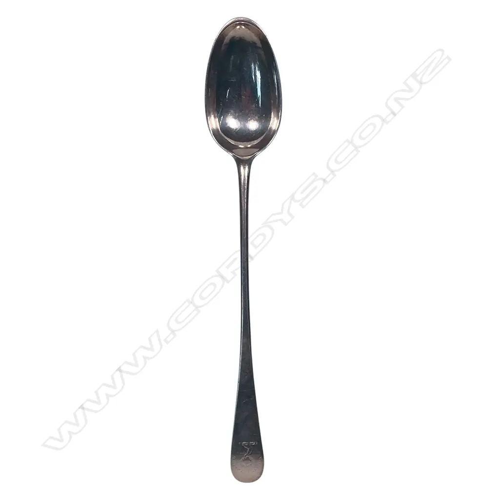 A large early George III Scottish silver basting spoon, Image 1++