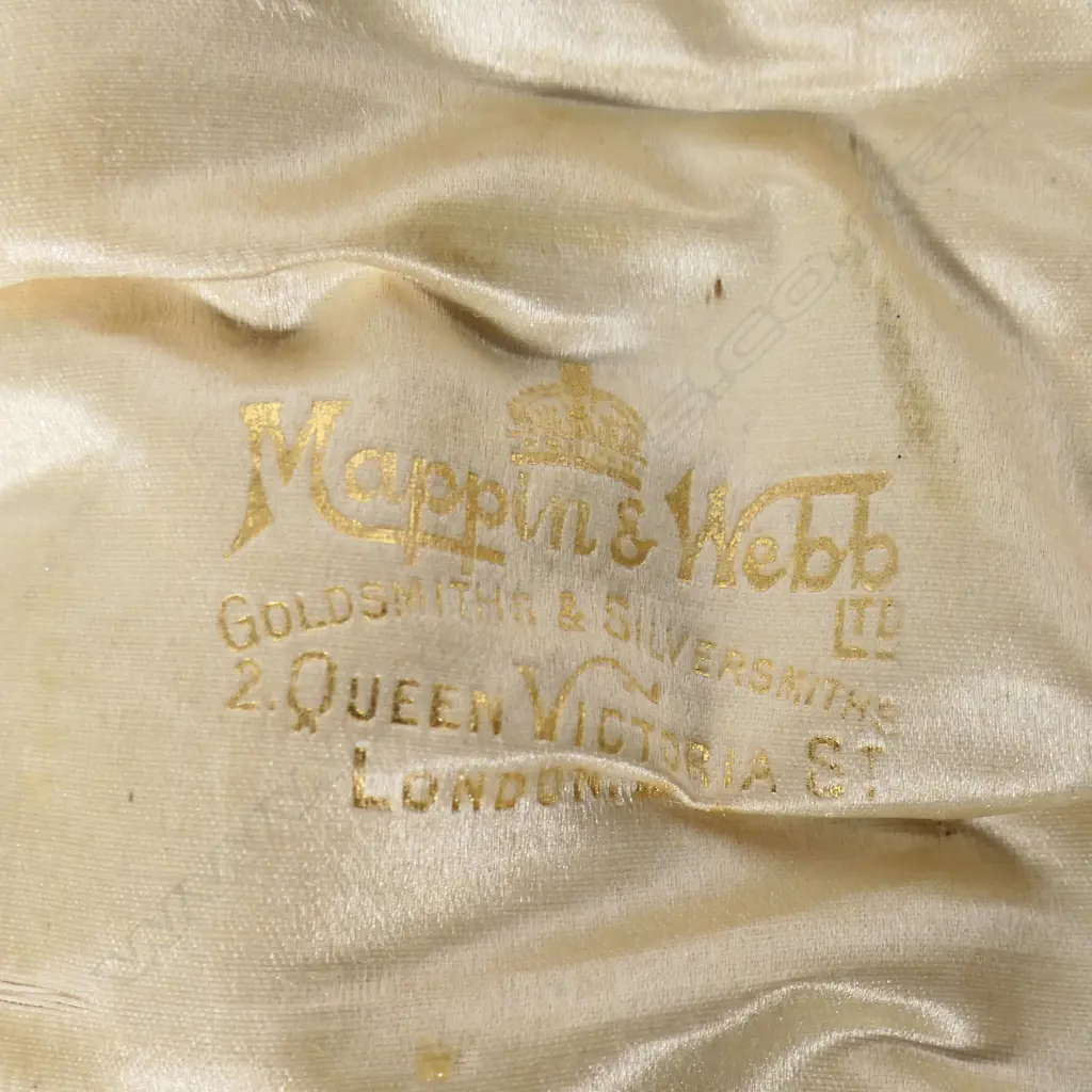 An Edwardian cased set of silver and porcelain coffee zarfs and liquor cups, Image 1++