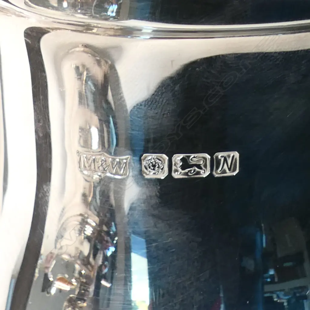 A modern quality silver Mappin & Webb Ltd. four piece tea and coffee service, Image 1++