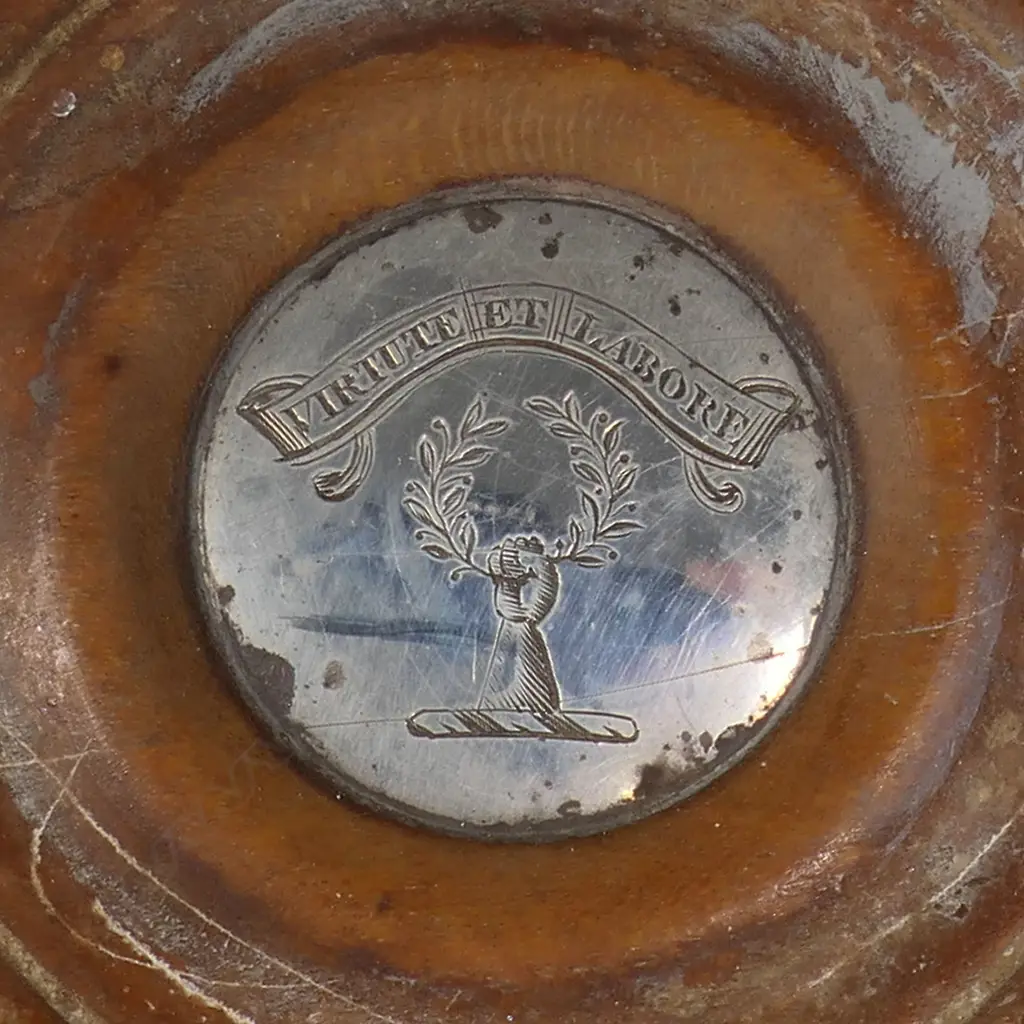 A pair of rare and impressive large silver champagne bottle coasters, Image 1++