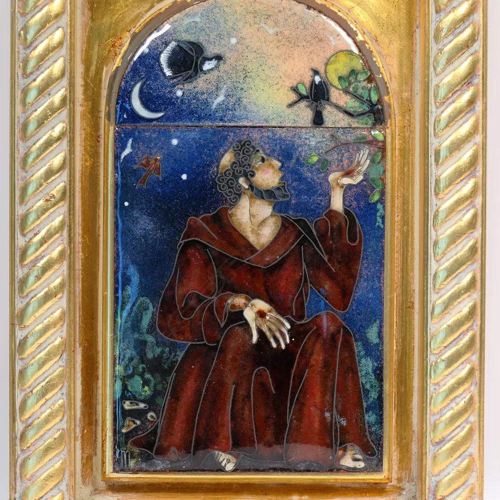 Mary Barker (NZ 1939-) St Francis of Assisi, Image 1++