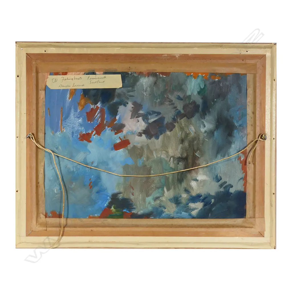 Douglas Badcock (NZ 1922-2009) 'Fishing Boats at the Harbour', Image 1++