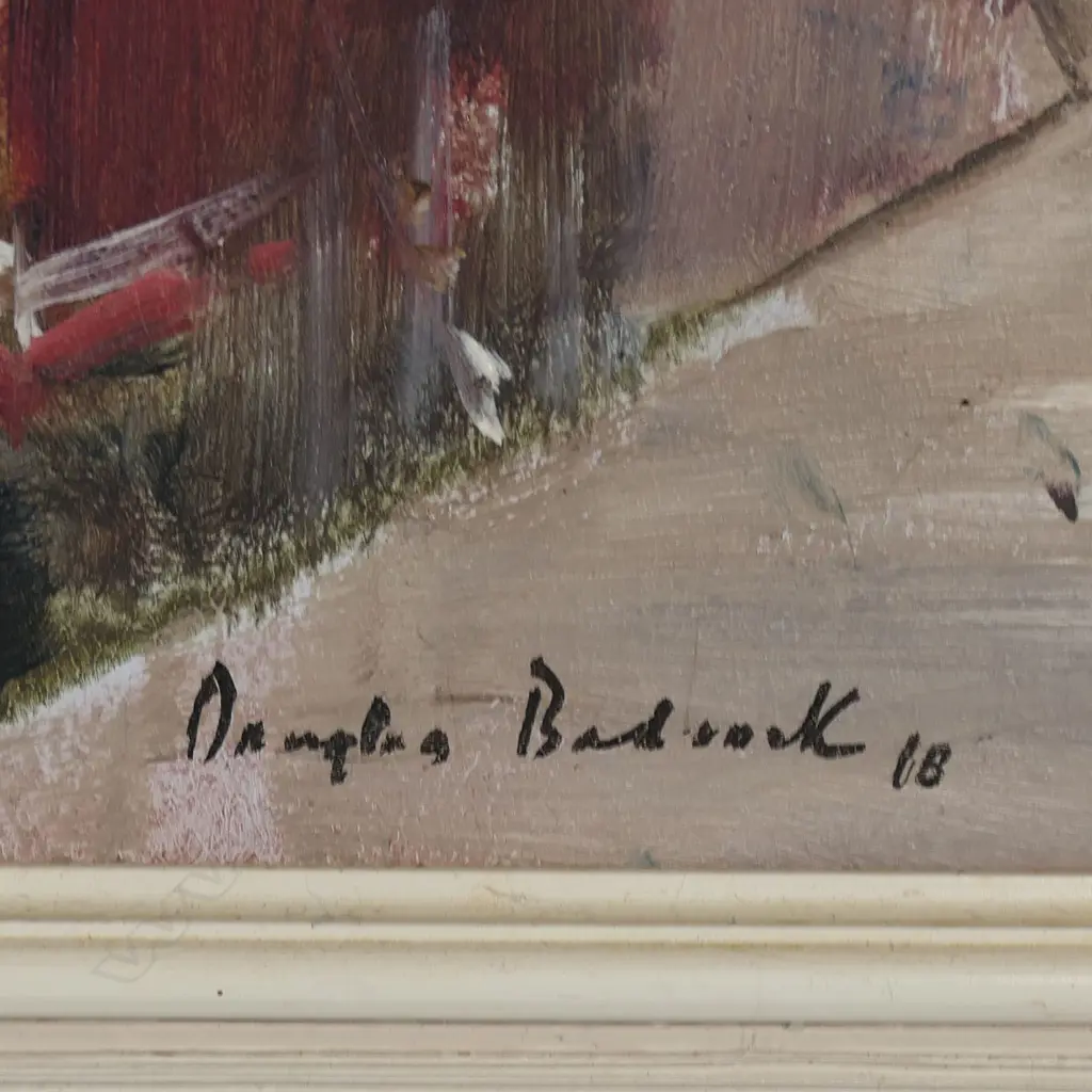 Douglas Badcock (NZ 1922-2009) 'Fishing Boats at the Harbour', Image 1++