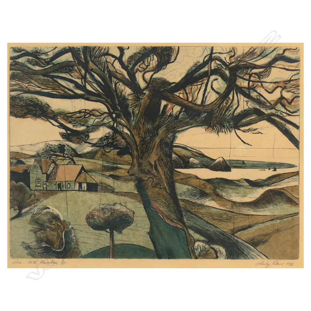 Stanley Palmer (1936-) 'Tree - North Manukau', Image 1++