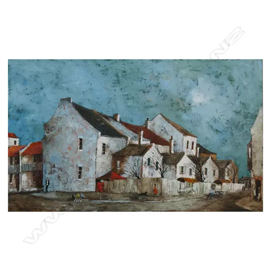 Ric Elliot (Australia 1933-1995) 'Laneway Vernon Street. Bondi Junction',