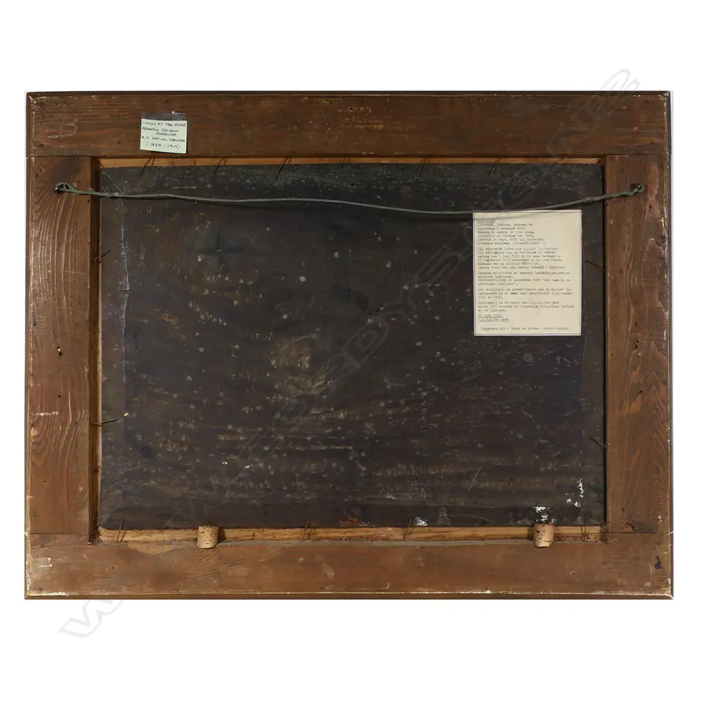 Albertus Jacobus Barense (1835-1919) 'Cows at the River', Image 1++