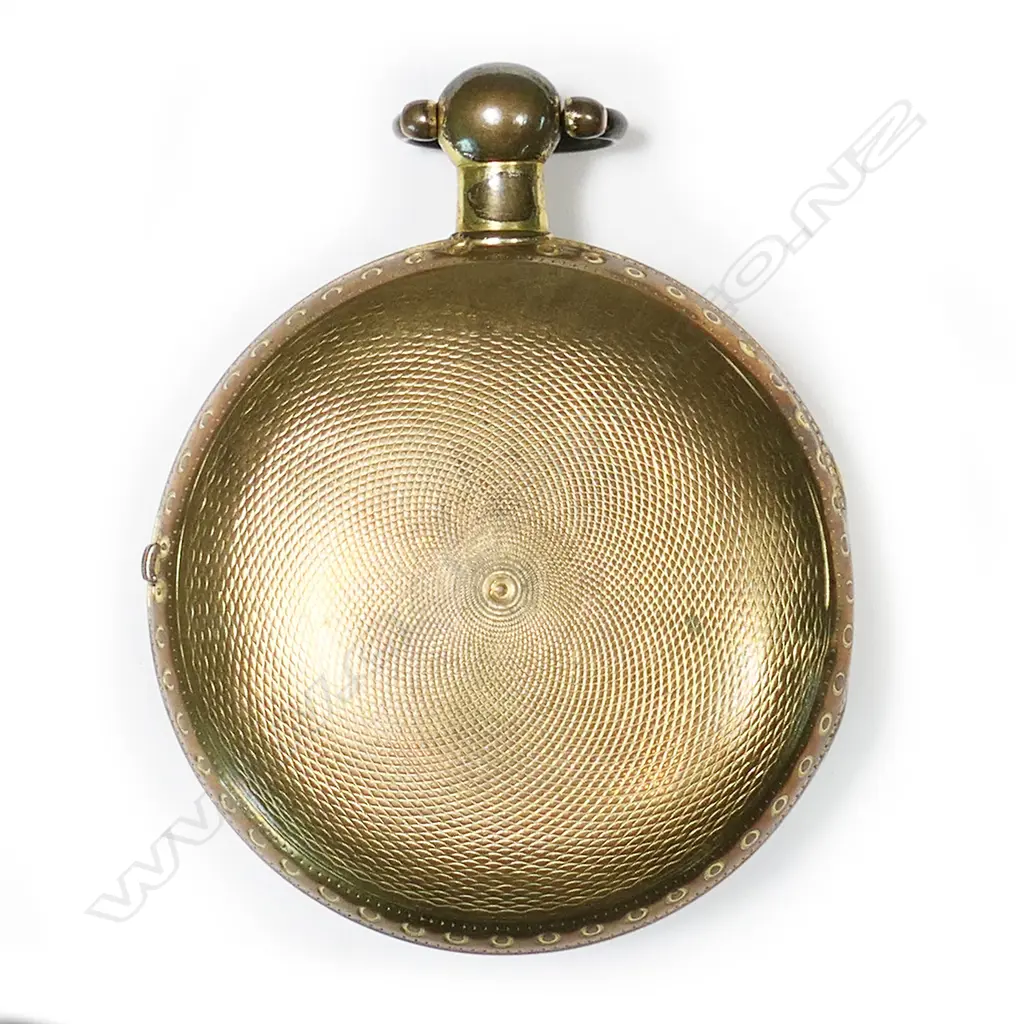 Gilded brass consular cased pocket watch by Peter Upjohn, London, c.1800, Image 1++