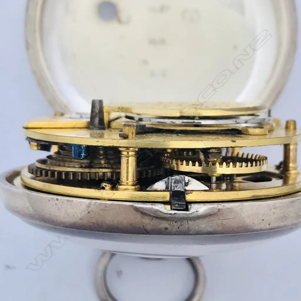 George IV silver pair cased pocket watch by Bullingford, London, Image 1++
