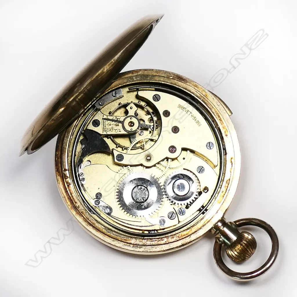 An early 20thC quarter repeater hunter pocket watch, Image 1++