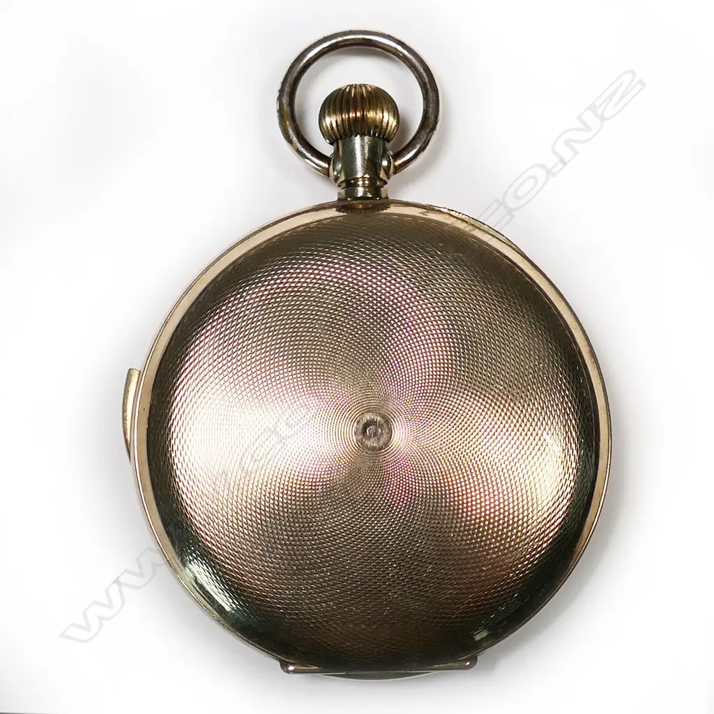 An early 20thC quarter repeater hunter pocket watch, Image 1++
