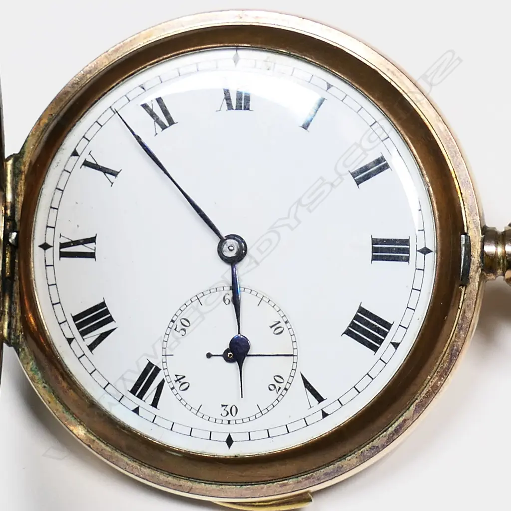 An early 20thC quarter repeater hunter pocket watch, Image 1++