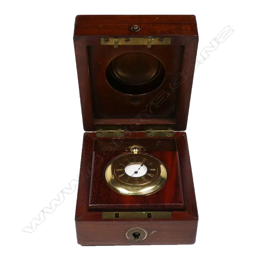 A 19thC 18ct gold half hunter pocket watch, Image 1++