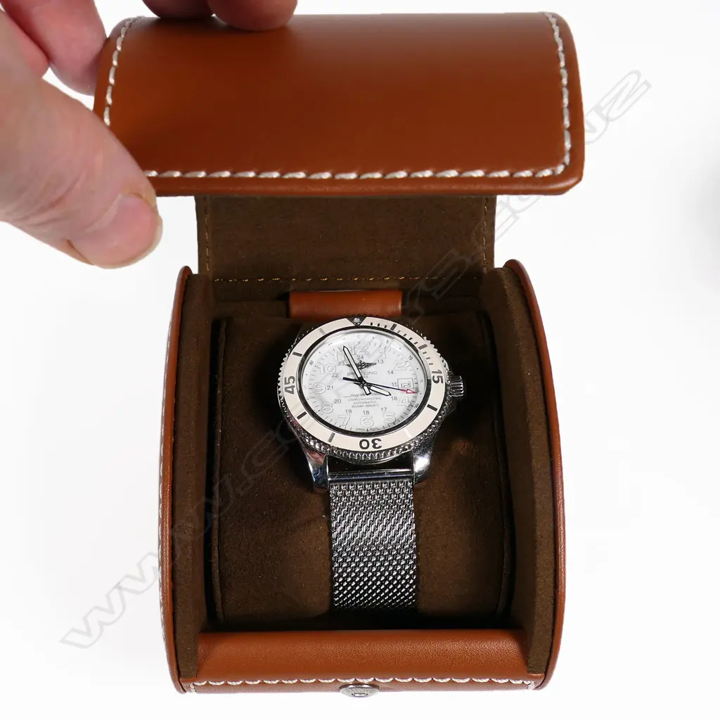 A Breitling Superocean chronograph automatic day date men's wristwatch, Image 1++