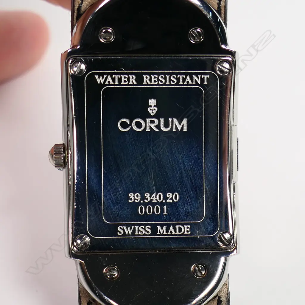 A gent's unique Swiss Corum prototype wristwatch, Image 1++