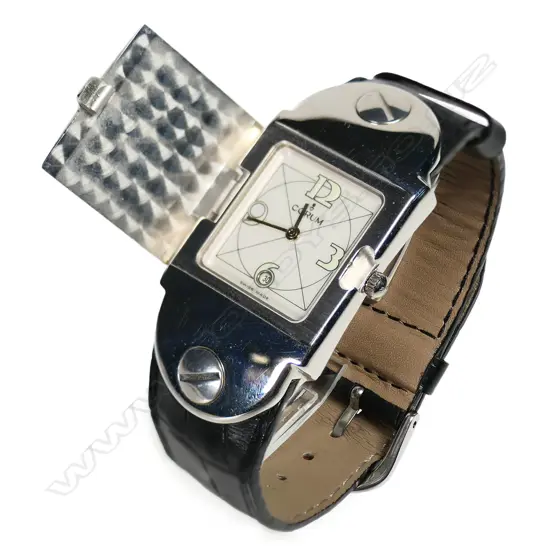 A gent's unique Swiss Corum prototype wristwatch,