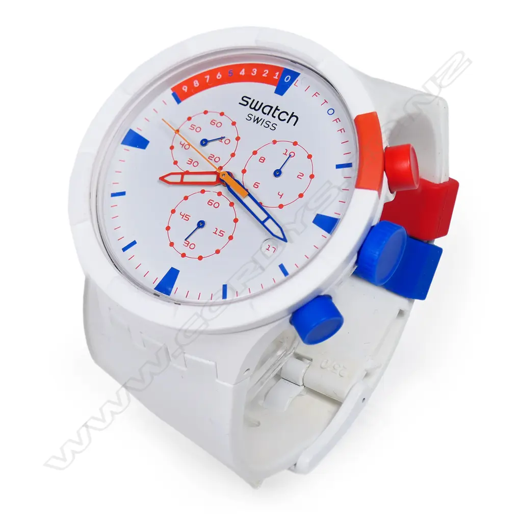 An exceptionally rare Swatch Nasa Extravehicular Chrono wristwatch, Image 1++