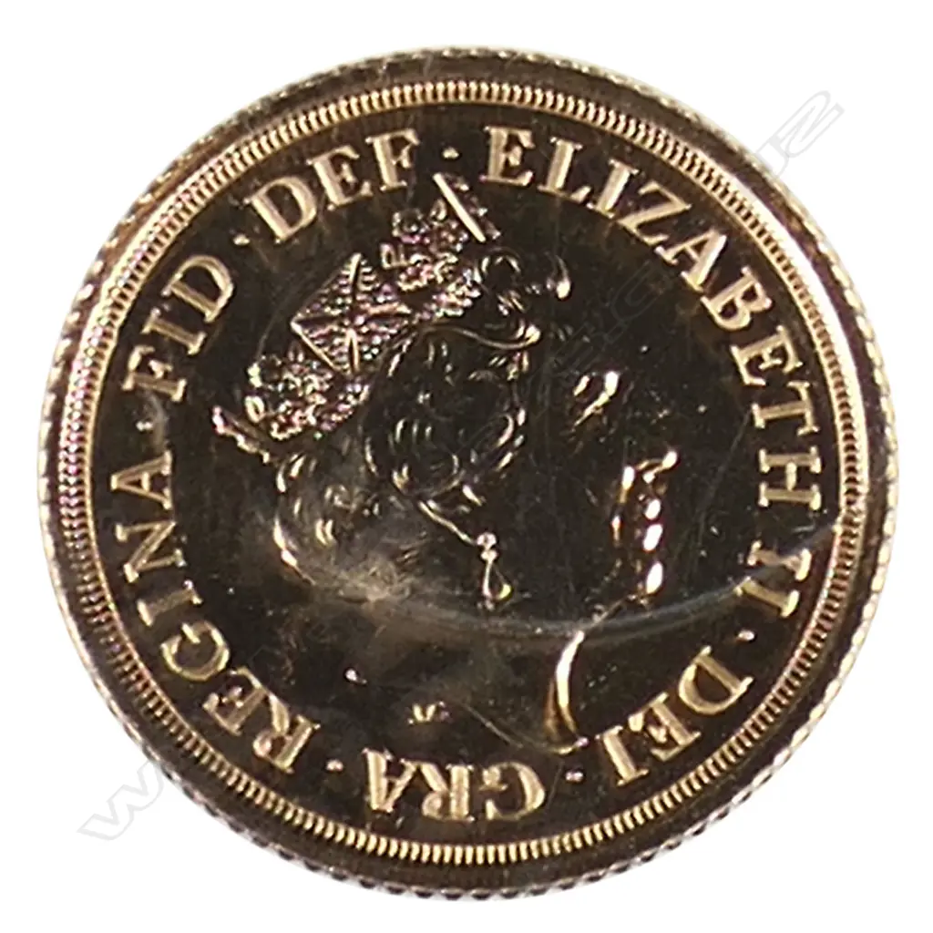 A 2020 gold half sovereign, Image 1++