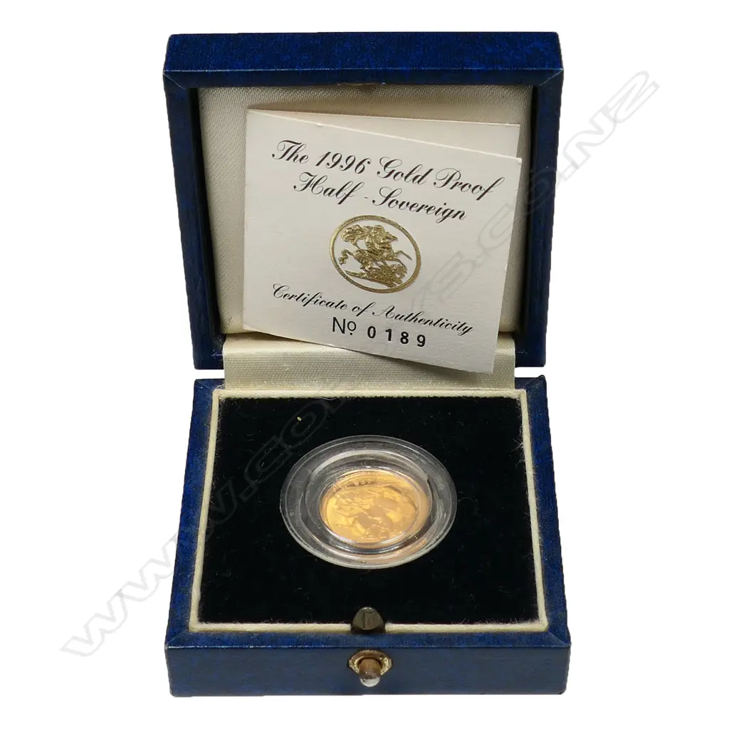 A 1996 gold half sovereign, Image 1++