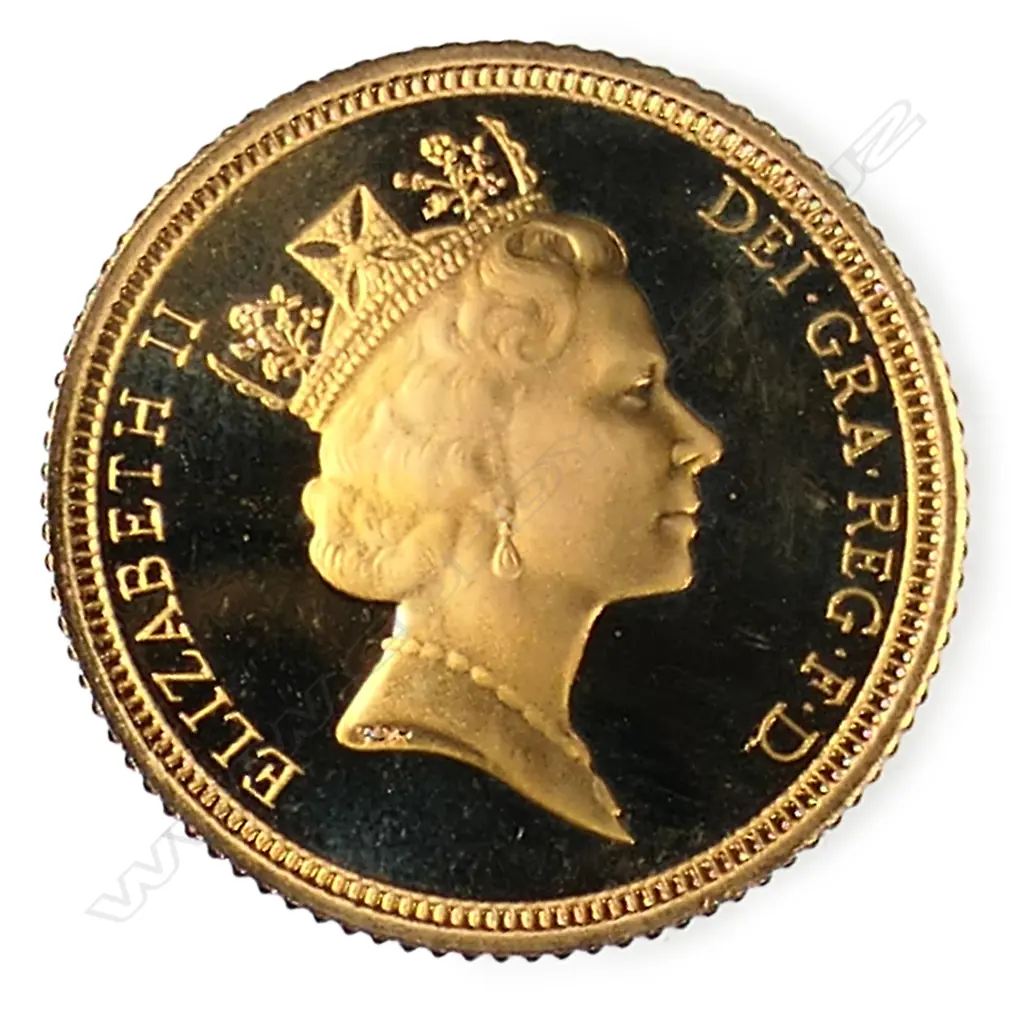 A 1996 gold half sovereign, Image 1++