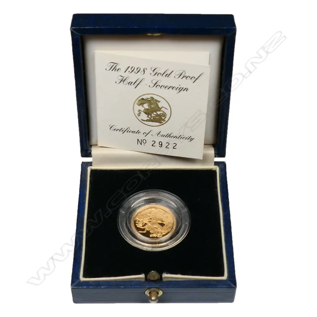 A 1998 gold half sovereign, Image 1++