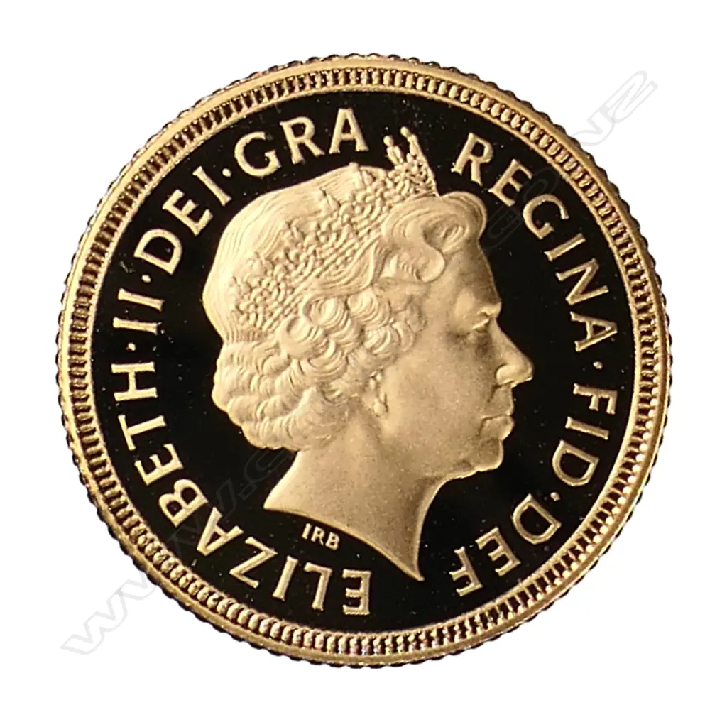A 1998 gold half sovereign, Image 1++