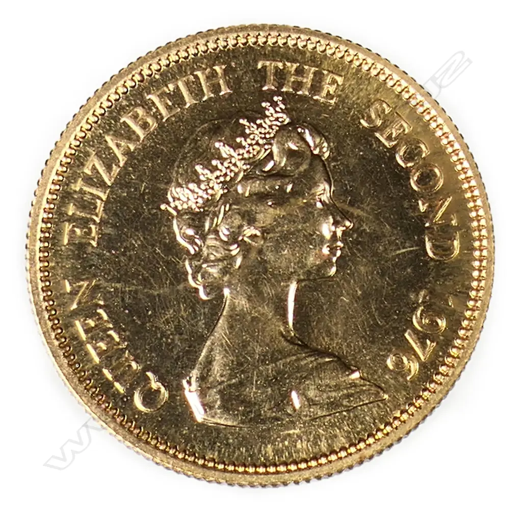 A 1976 Hong Kong $1000 gold coin, Image 1++