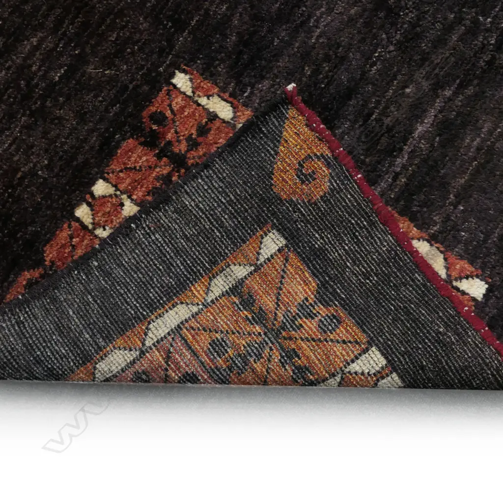 A Hundertwasser-designed hand-knotted Gabbeh rug, Image 1++