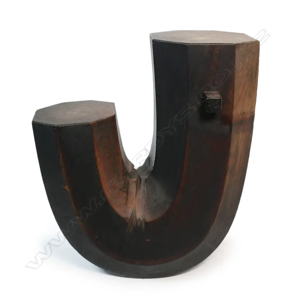 A 19thC Japanese antique large jizai kagi ‘J’ form substantial hearth hook, Image 1++