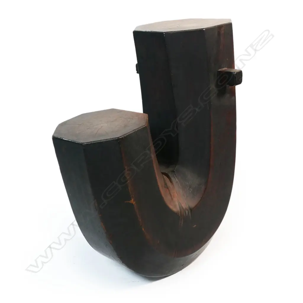A 19thC Japanese antique large jizai kagi ‘J’ form substantial hearth hook, Image 1++