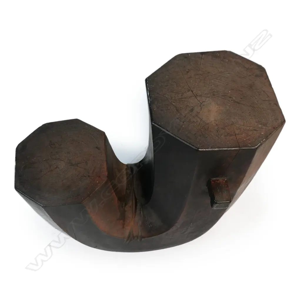 A 19thC Japanese antique large jizai kagi ‘J’ form substantial hearth hook, Image 1++