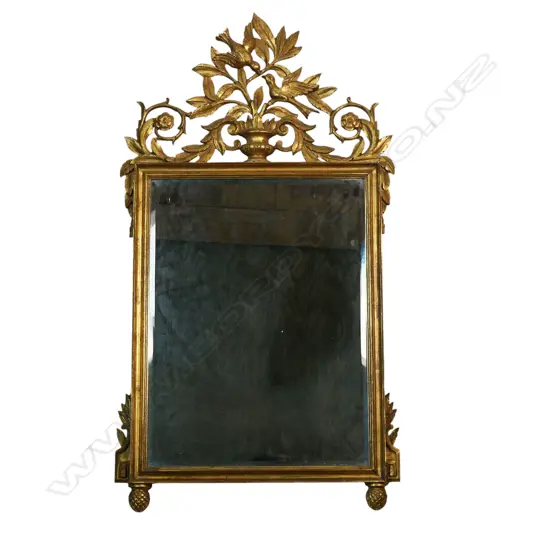 A 19thC French mirror,