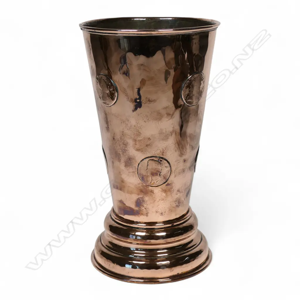 A Georgian Old Sheffield Plate tavern gambling beaker, Image 1++