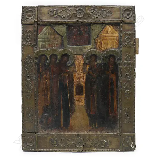 A 19thC Russian icon,