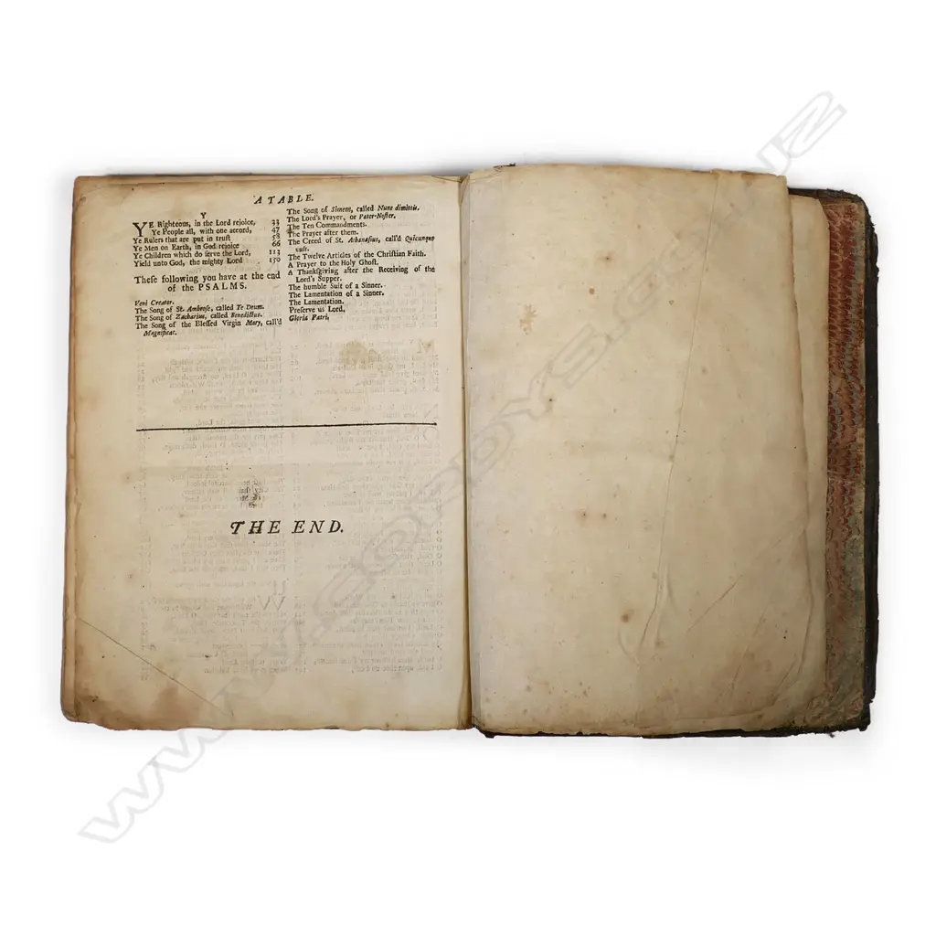 An 18thC Church of England Book of Common Prayer, Image 1++