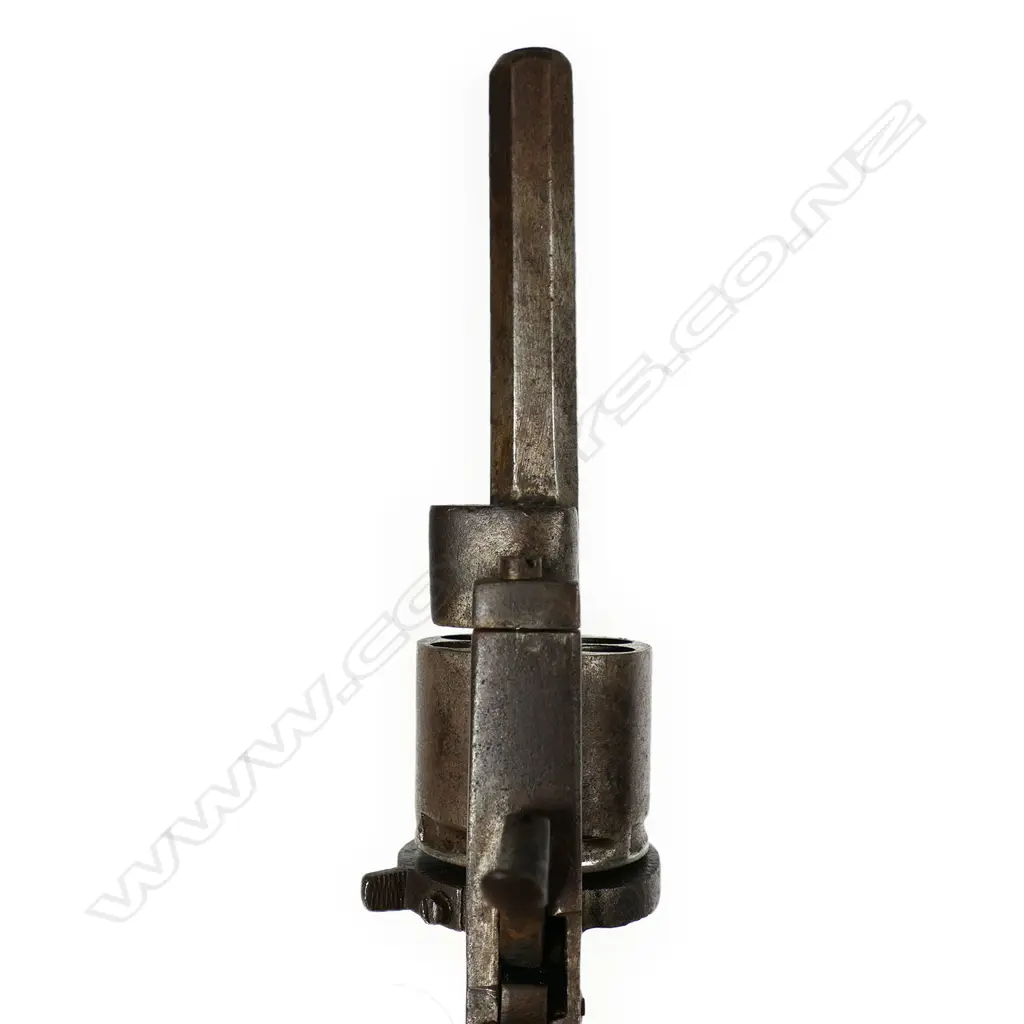 19thC Belgian Lefaucheux type 7mm pinfire revolver, Image 1++