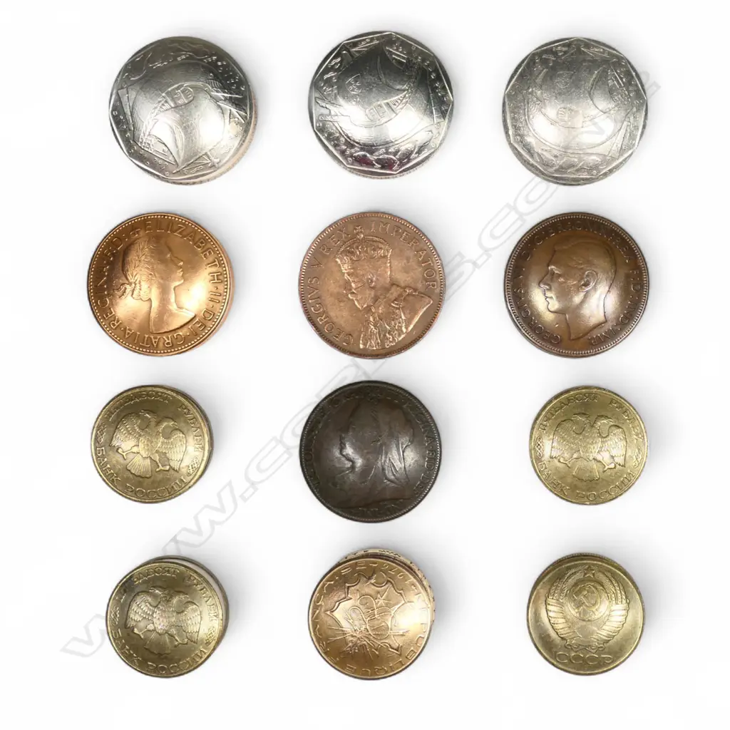 A collection of 12 various trench art style modified coin boxes, Image 1++