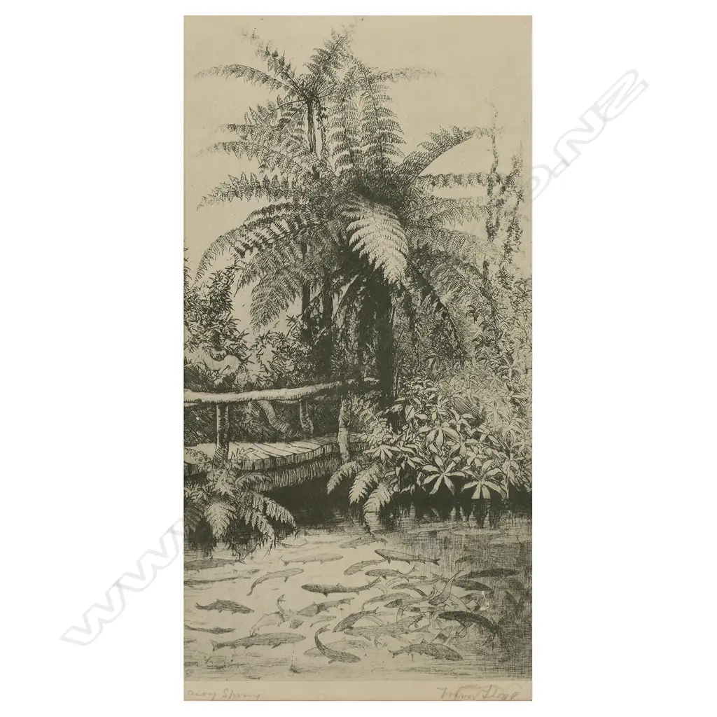 A Trevor Lloyd etching, Image 1++