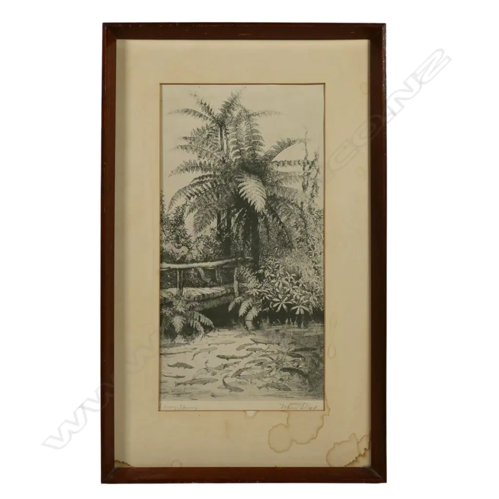 A Trevor Lloyd etching, Image 1++