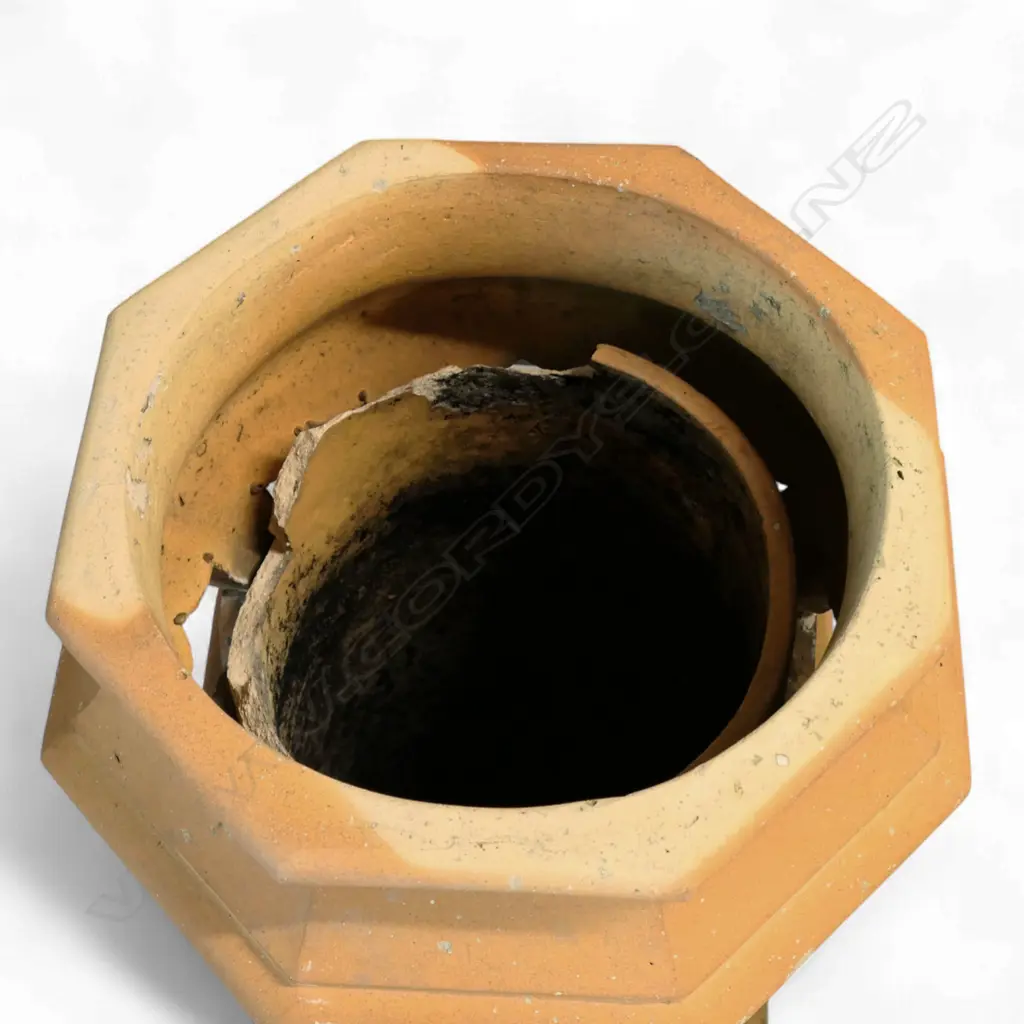 A 'G. Boyd Newton Pottery Auckland' colonial tall chimney pot, Image 1++