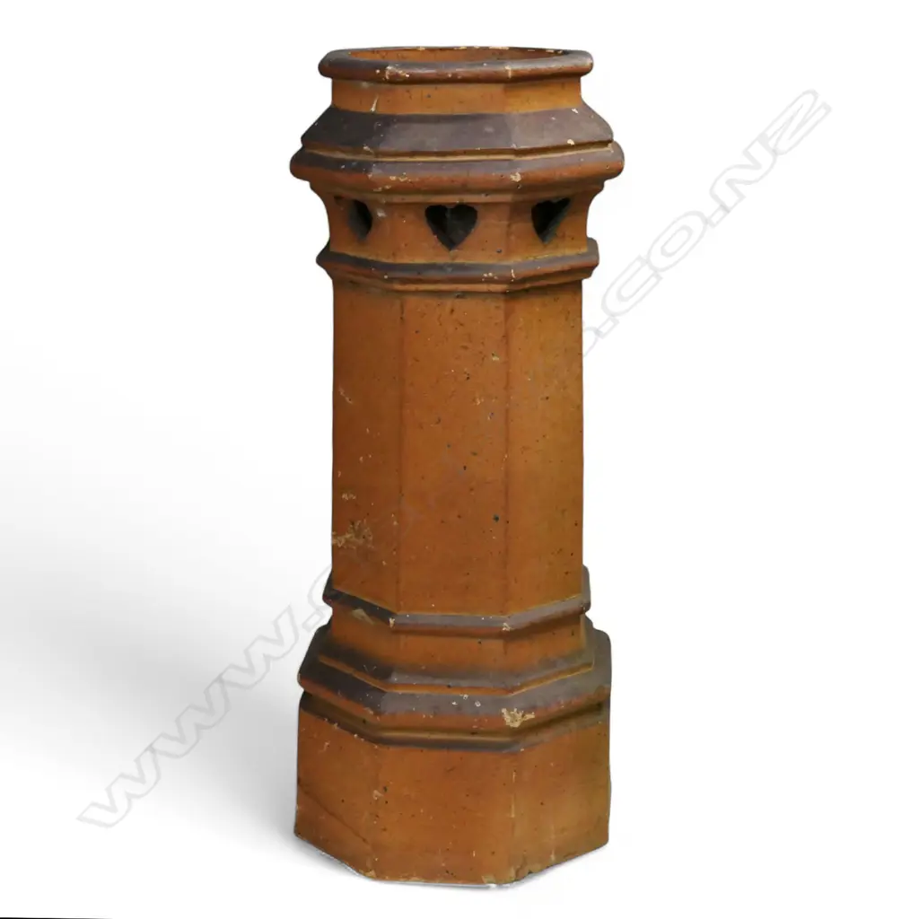 A NZ colonial tall chimney pot attributed to George Boyd, Image 1++