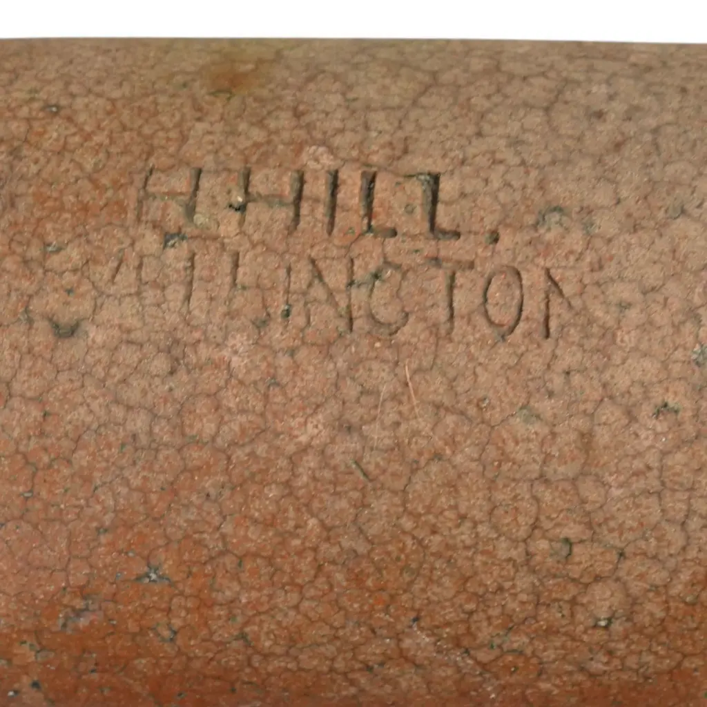 'H. Hill Wellinton' NZ colonial salt glaze chimney pot, Image 1++