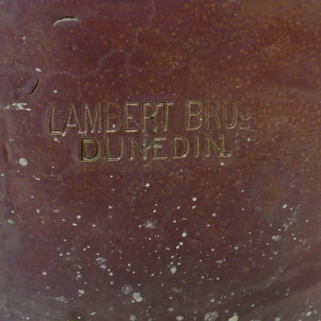 A late 19thC Lambert of Dunedin N.Z. salt glazed 'pineapple' decorated chimney pot, Image 1++