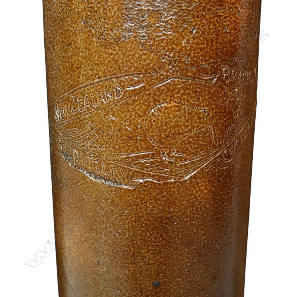 Three NZ colonial salt glaze pipes, Image 1++