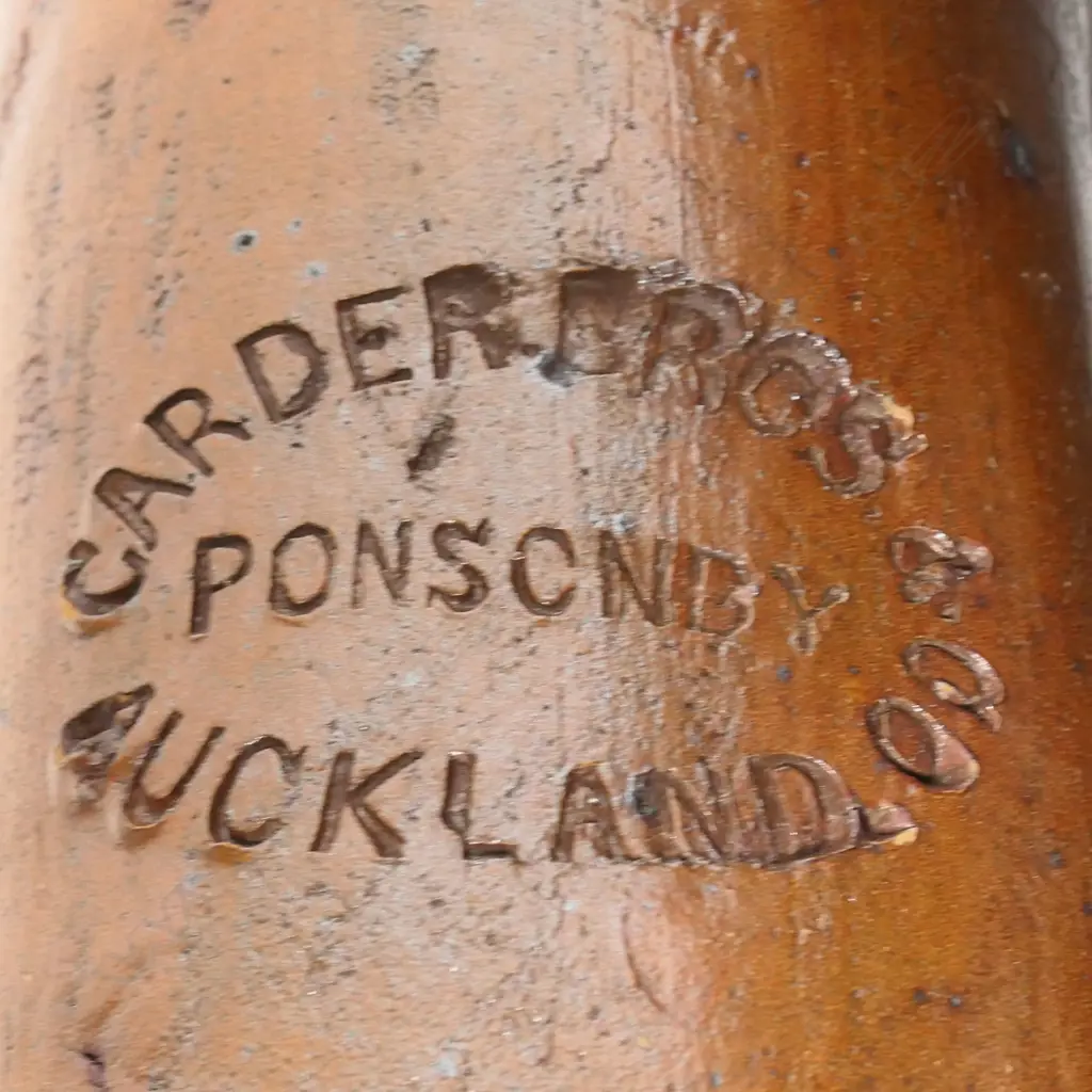 Three NZ colonial salt glaze pipes, Image 1++