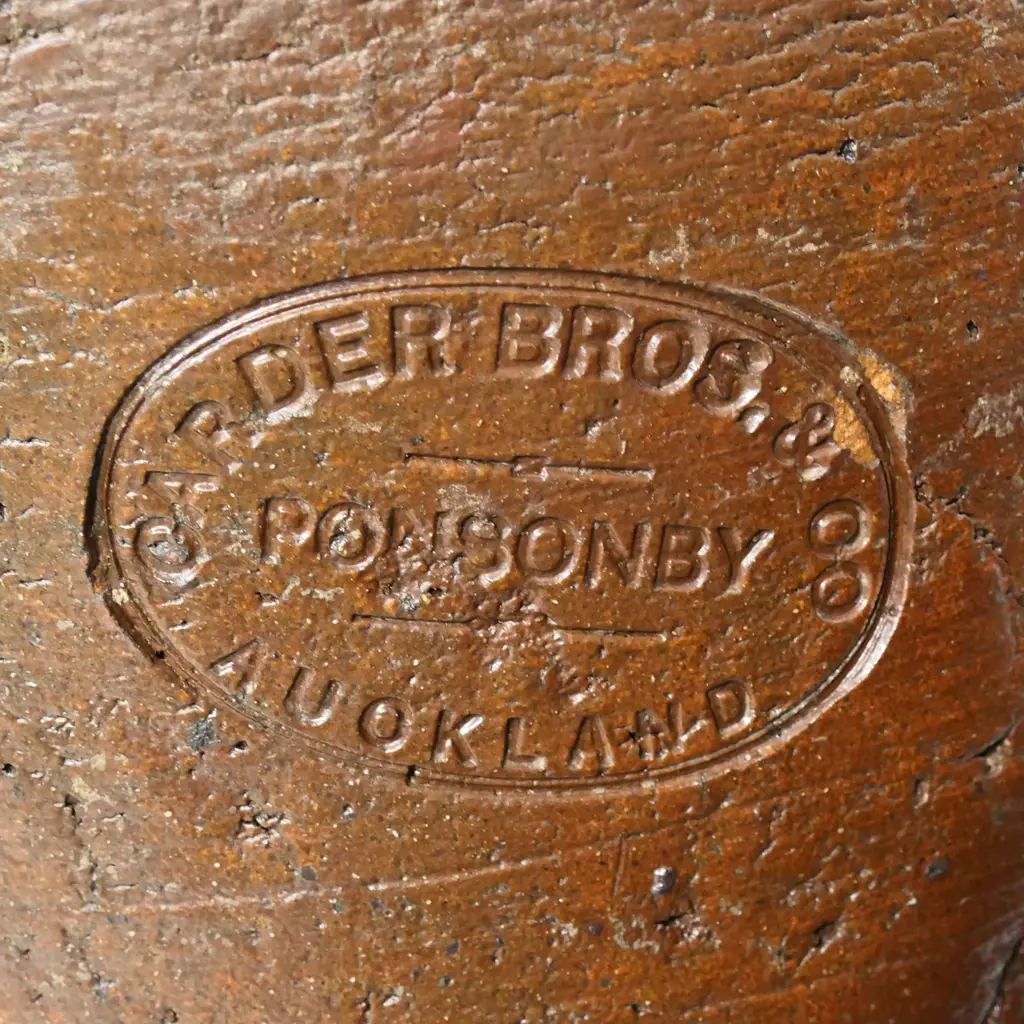 Two NZ colonial pottery gully traps, Image 1++