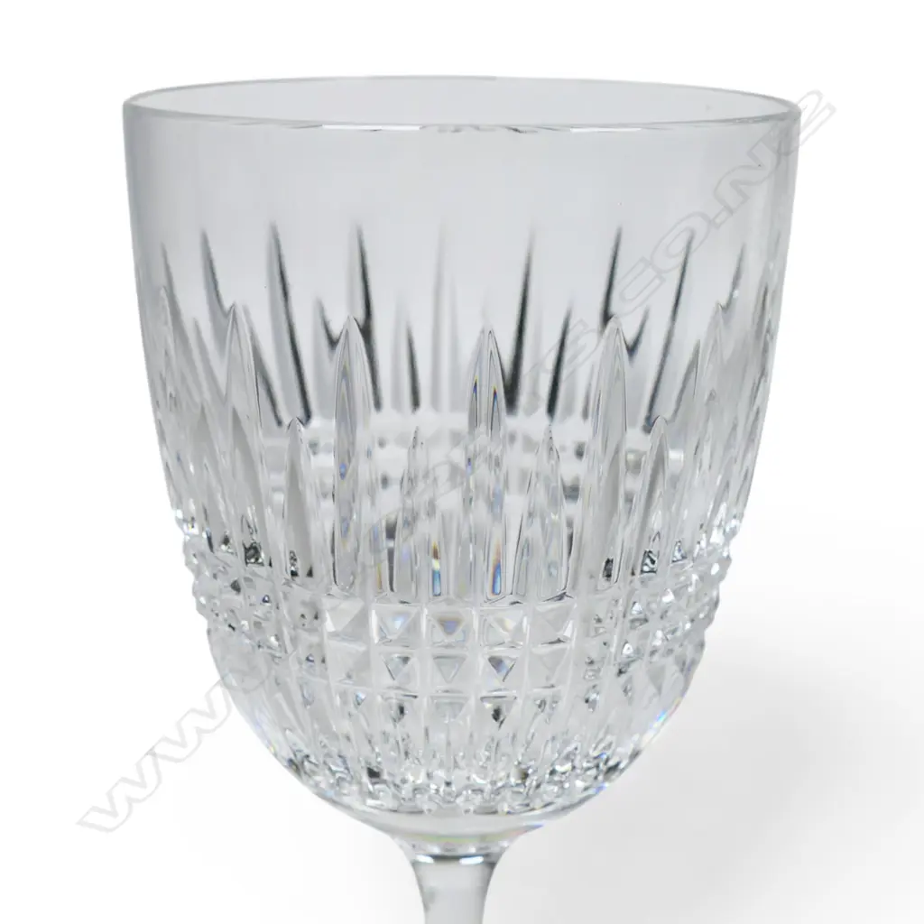 Four Waterford red wine goblets, Image 1++