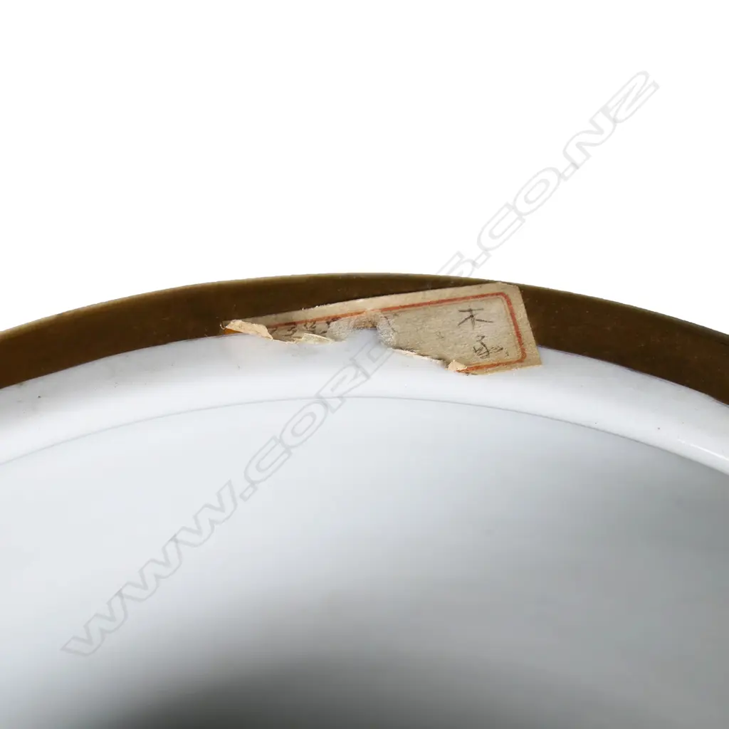 An early 20thC Japanese porcelain Kutani tall cylinder vase, Image 1++