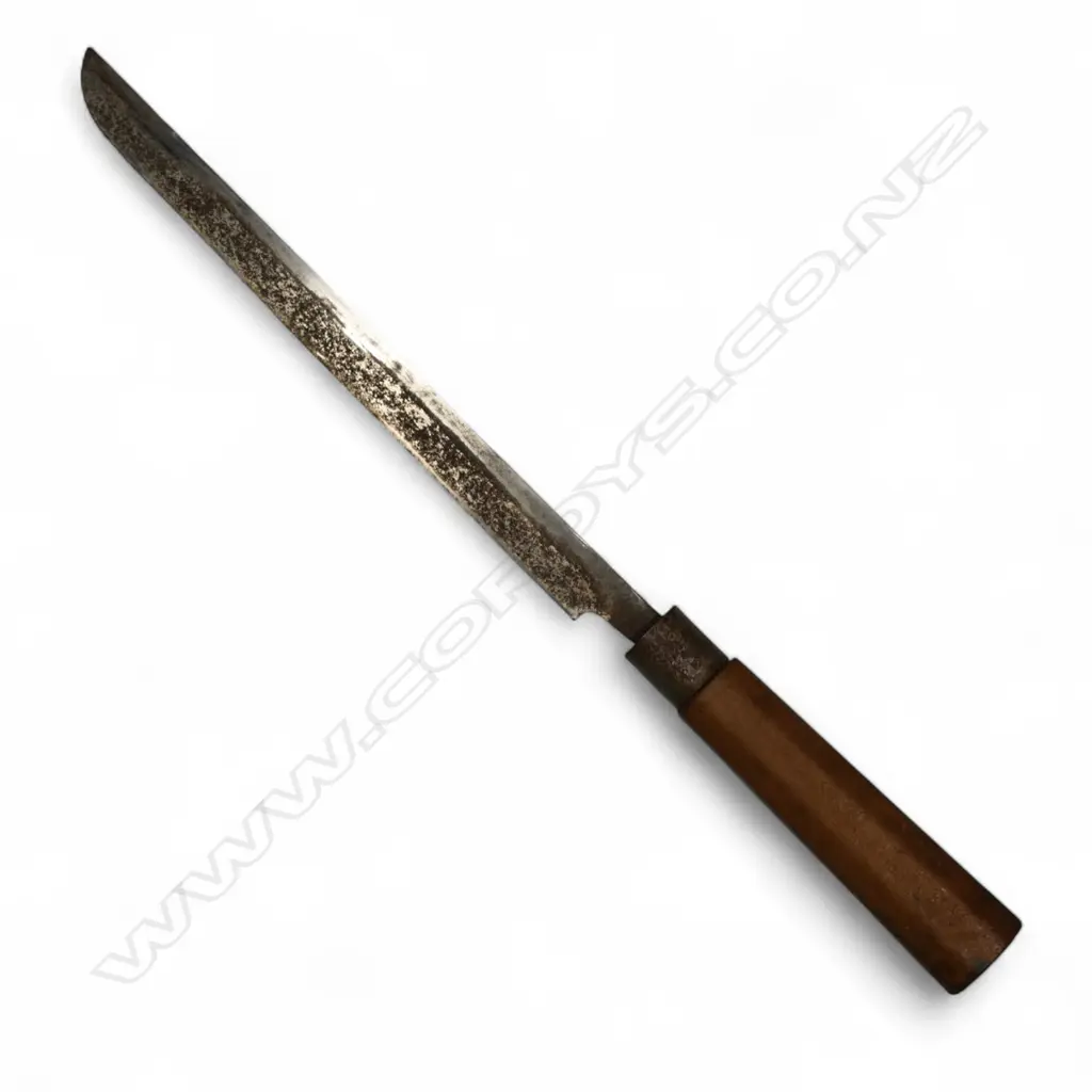 A vintage Japanese forged steel tuna sword (maguro bocho), Image 1++